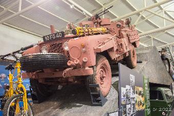 They really pained them this colour for desert camouflage - converted at Marshalls in Cambridge