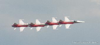 Precision flying from the Swiss Display Team