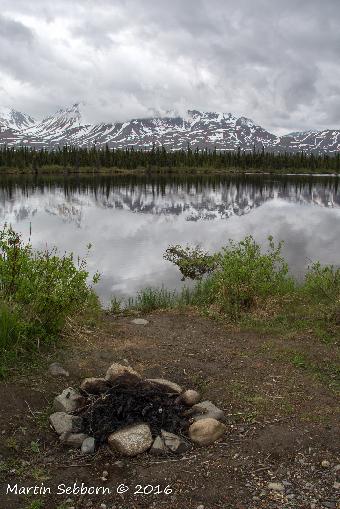 The Denali Highway - fire and mountains