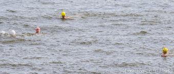 Swimming in the sea!