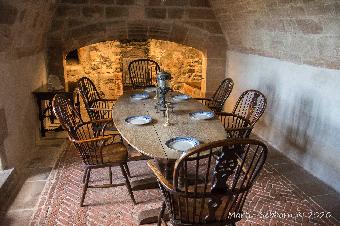 Inside Lindisfarne Castle