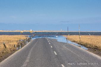 Lindisfarne Causeway at High Tide!