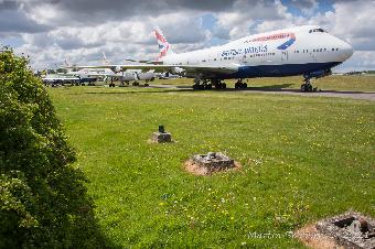 Squares at aircraft graveyard - the clue is the lack of engines!